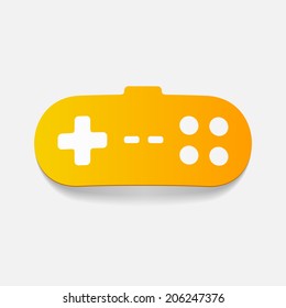 realistic design element: joystick