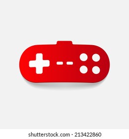 realistic design element: joystick