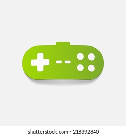 realistic design element: joystick