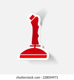 realistic design element: joystick