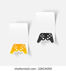 realistic design element: joystick