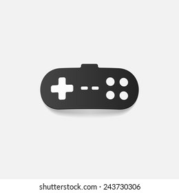 realistic design element: joystick