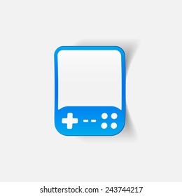 realistic design element: joystick