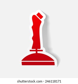 realistic design element: joystick