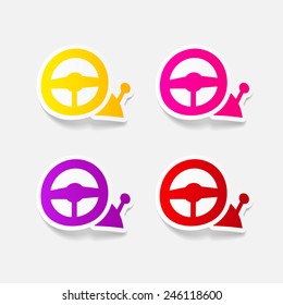 realistic design element: joystick