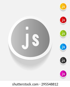 realistic design element. js