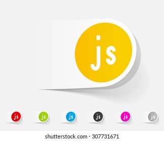 realistic design element. js