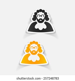 realistic design element. judge