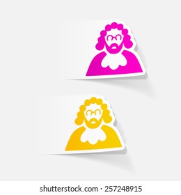 realistic design element. judge