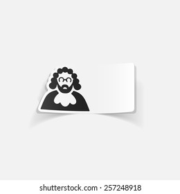 realistic design element. judge