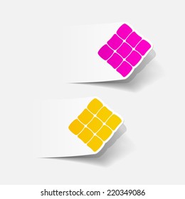 realistic design element: ketupat