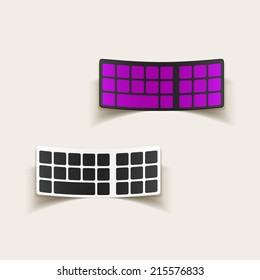 realistic design element: keyboard