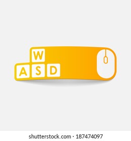 realistic design element: keypad