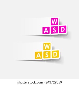 realistic design element: keypad