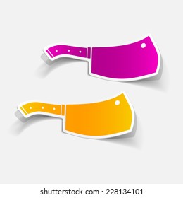 realistic design element: knife