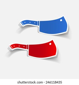 realistic design element: knife