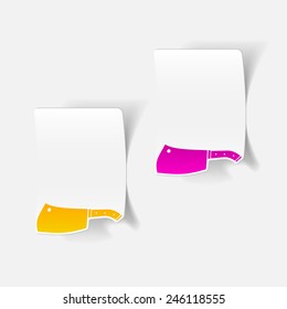 realistic design element: knife