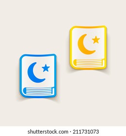 realistic design element: koran