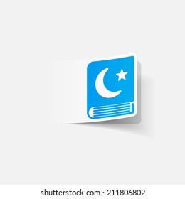 realistic design element: koran