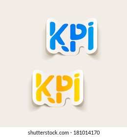 realistic design element: KPI