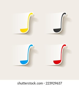 realistic design element: ladle