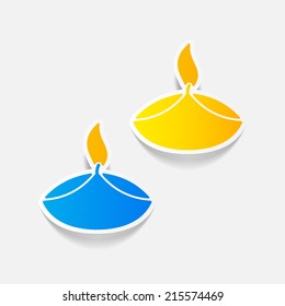 realistic design element: lamp