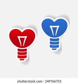 realistic design element: lamp