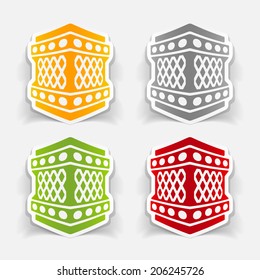 realistic design element: lantern