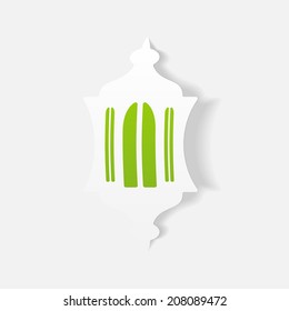 realistic design element: lantern
