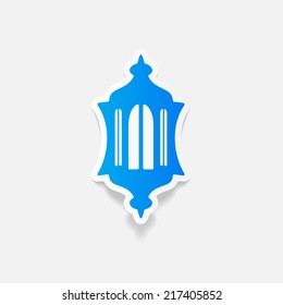 realistic design element: lantern
