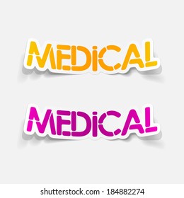 realistic design element: medical