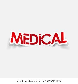 realistic design element: medical