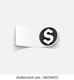 realistic design element: money