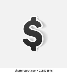 realistic design element: money