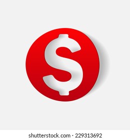 realistic design element: money
