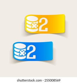 realistic design element: money