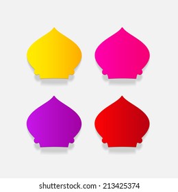 realistic design element: mosque
