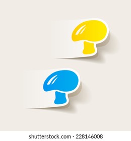 realistic design element: mushroom