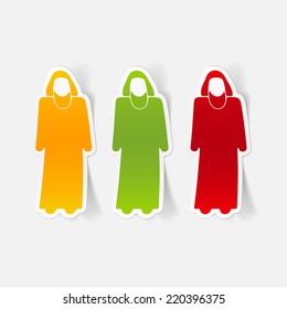 realistic design element: muslim