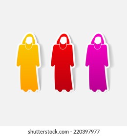realistic design element: muslim