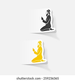 realistic design element. muslim