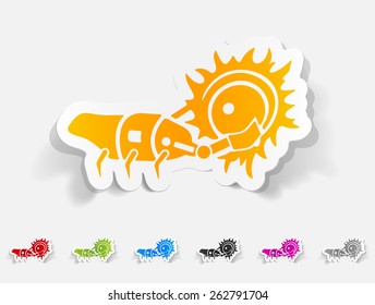 realistic design element. nanobot