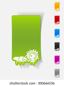 realistic design element. nanobot