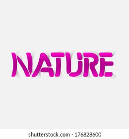 realistic design element: nature