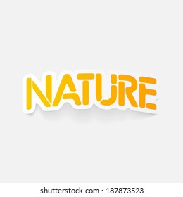 realistic design element: nature