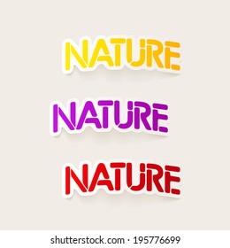 realistic design element: nature