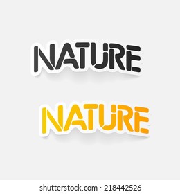 realistic design element: nature