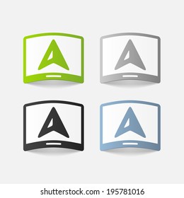 realistic design element: navigator