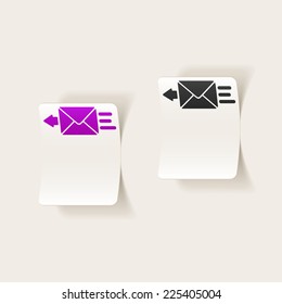 realistic design element: newsletter