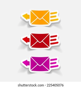 realistic design element: newsletter